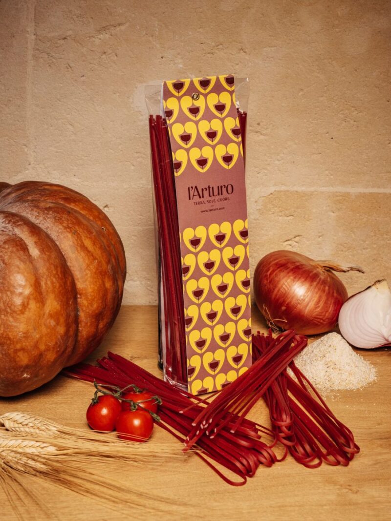 Linguine al vino rosso