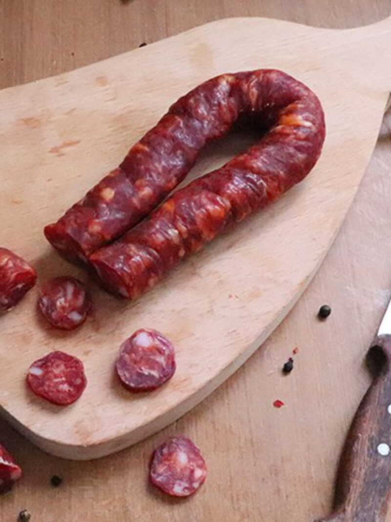 Salsiccia stagionata del Pollino dolce 350gr